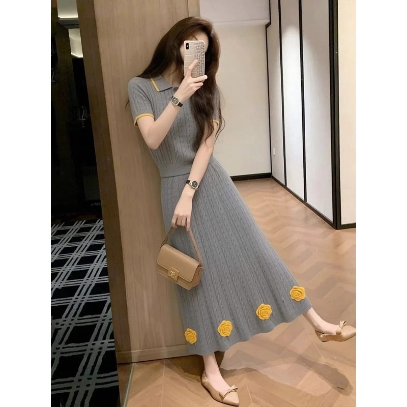 ชุดเซ็ตสองชิ้นลายดอกไม้สำหรับผ - Midi Skirt Floral บทวิจารณ์และราคา