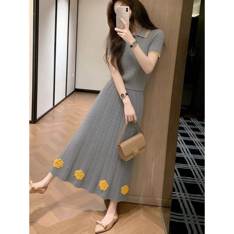 ชุดเซ็ตสองชิ้นลายดอกไม้สำหรับผ - Midi Skirt Floral บทวิจารณ์และราคา