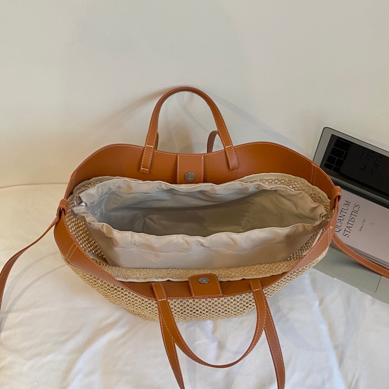 กระเป๋าถือสานแบรนด์ Vsper สำหร - Crochet Bag Raffia บทวิจารณ์และราคา