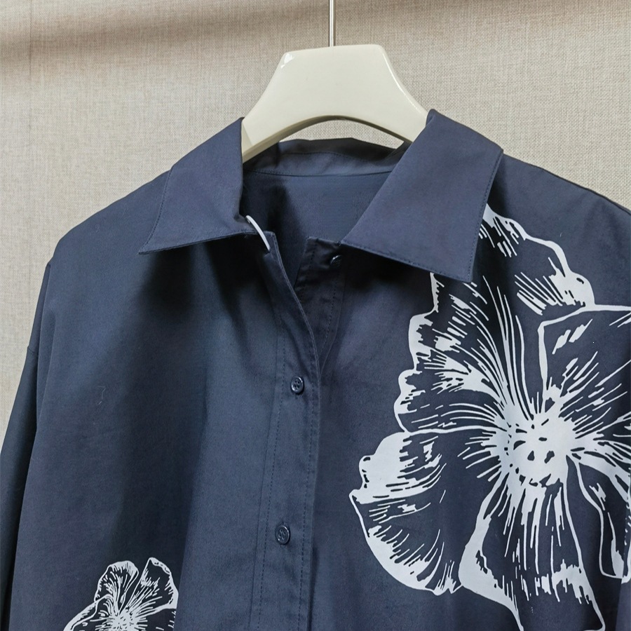 เสื้อเชิ้ตพิมพ์ลายดอกไม้สีขาวแ - Romper Floral Print บทวิจารณ์และราคา