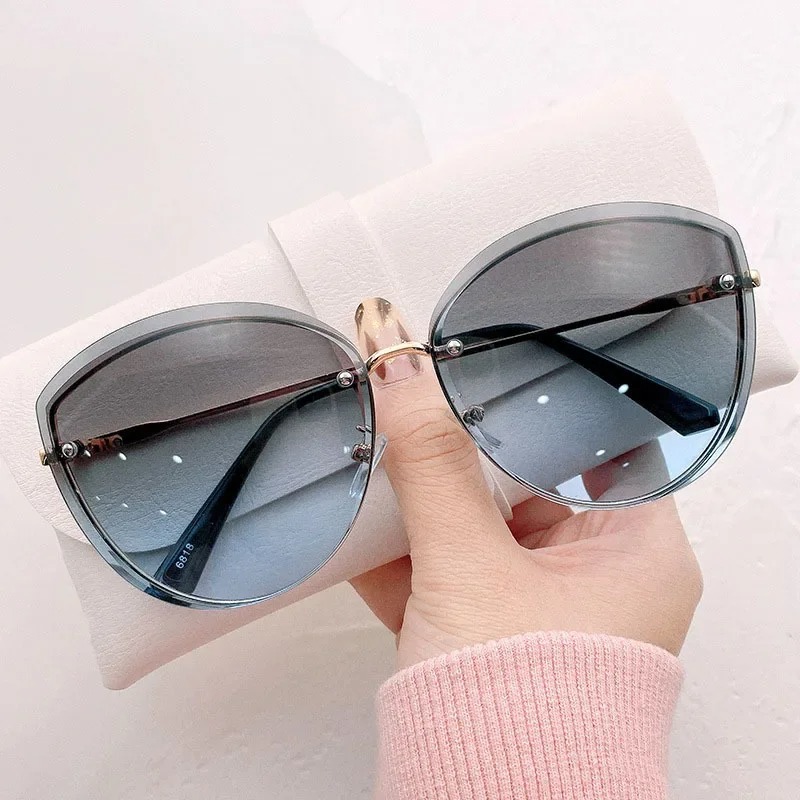 แว่นกันแดดทรงรีไร้กรอบคุณภาพสู - Sunglasses Cat Eye บทวิจารณ์และราคา