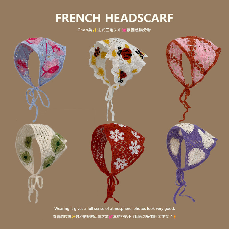 ที่คาดผมถักทรงสามเหลี่ยม สไตล์ - Headband Summer Knit บทวิจารณ์และราคา
