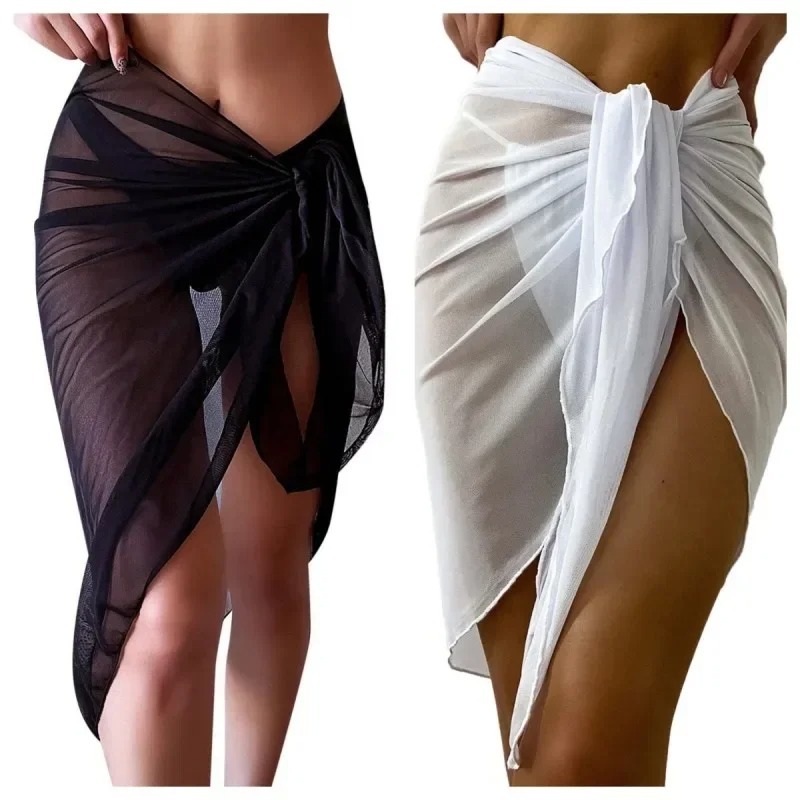 ฤดูร้อนชุดชายหาด Wrap Sheer Wr - Cover Up Kaftan บทวิจารณ์และราคา