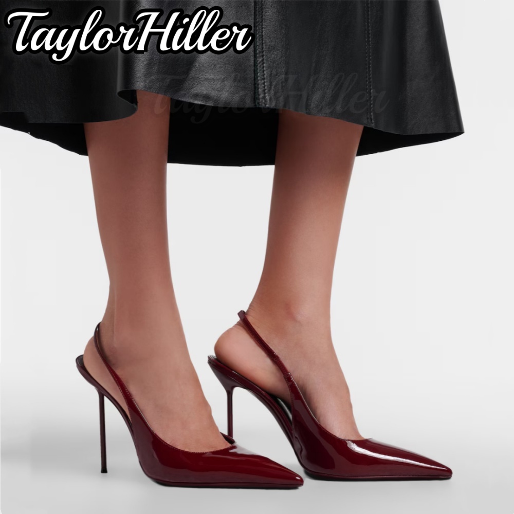 รองเท้าส้นสูงประดับเพชรแบบสายร - Sandal Strappy Heeled บทวิจารณ์และราคา